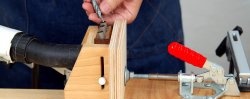 We make a drill for hidden fasteners that will make the work easier and faster