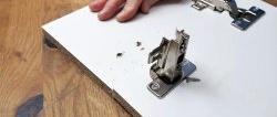 7 ways to reliably repair torn chipboard hinges