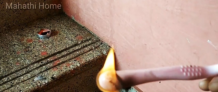 Filling a crack in a plastic bucket in 1 minute