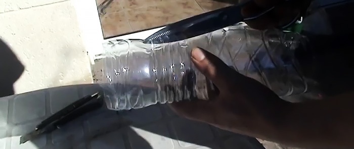 How to make a roof from plastic bottles