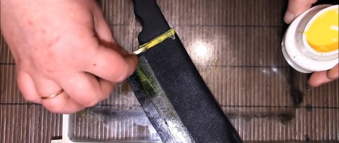 How to make a leather sheath from ordinary fabric