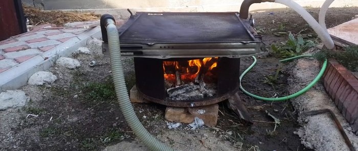 How to quickly heat a pool using a car radiator