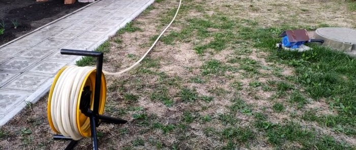 How to quickly weld a hose reel from old car parts