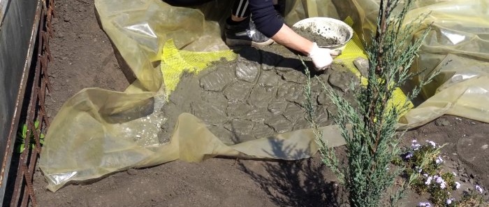 How to build a garden pond cheaply in a couple of days