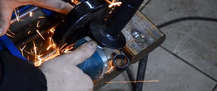 Making a clamp from a stabilizer bar