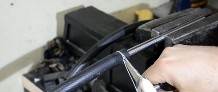 Making a clamp from a stabilizer bar