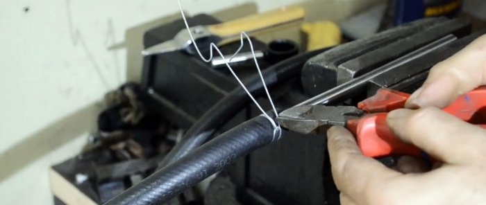 Making a clamp from a stabilizer bar