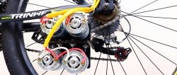 How to make a powerful electric bike using 4 low-power motors