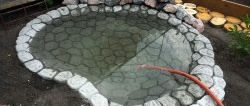 How to build a garden pond cheaply in a couple of days