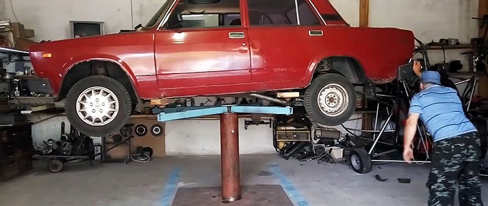 How to make a car lift in your garage