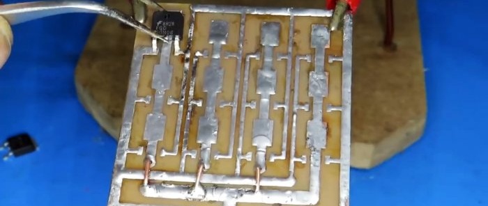 How to make a huge powerful transistor with your own hands