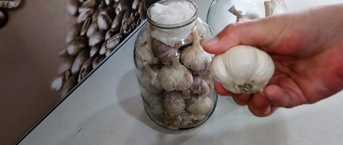 After a year of storage, fresh garlic is the best way to preserve the harvest.