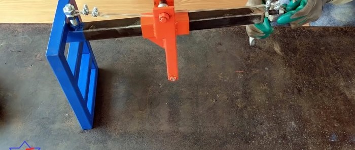 A very simple drilling machine made from the most affordable materials