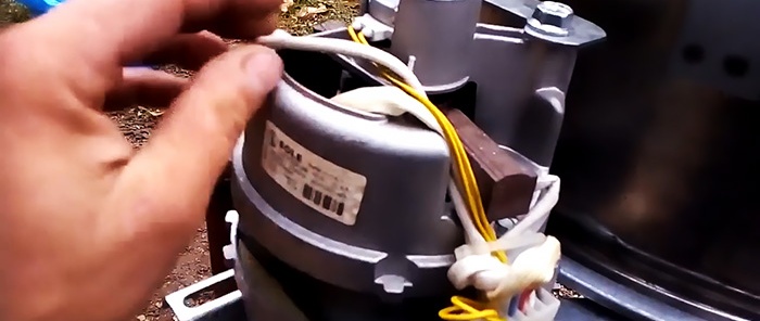 How to make a powerful juicer from a washing machine