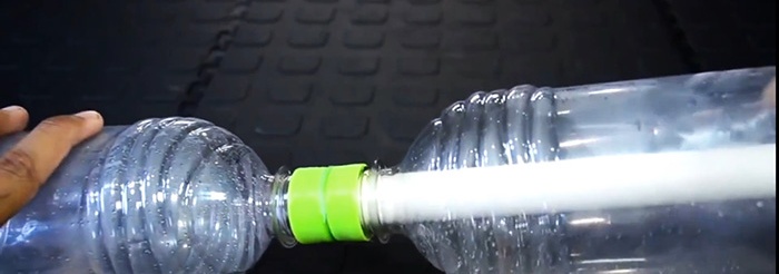 How to use bottles to purify cloudy water until crystal clear