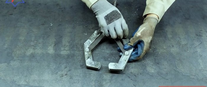 How to make powerful clamping pliers with a long gripping distance