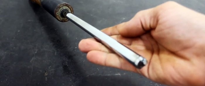 How to make a free concrete vibrator from a car shock absorber