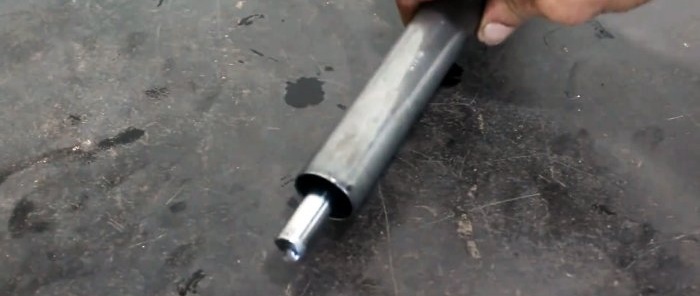 How to make a free concrete vibrator from a car shock absorber