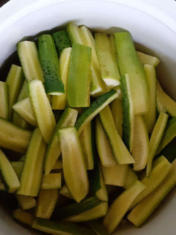 Once you make butter cucumbers you will cook them all the time