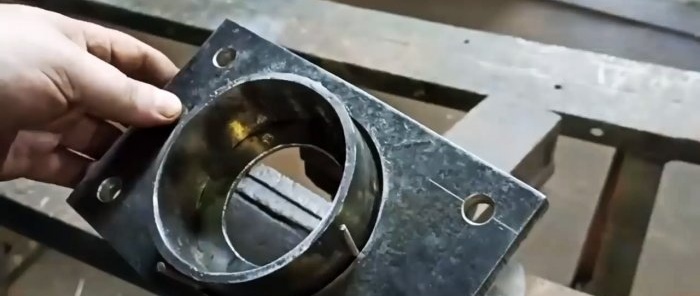 How to make a high-quality housing for installing a bearing without a lathe