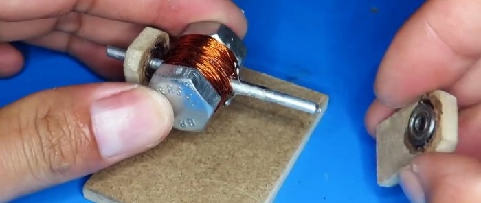 How to make a high-speed engine from a bolt and nut