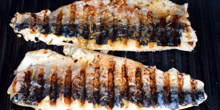 Grilled mackerel