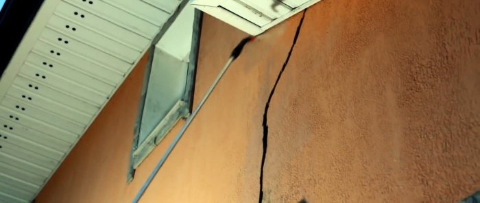 How to repair a crack in a façade once and for all