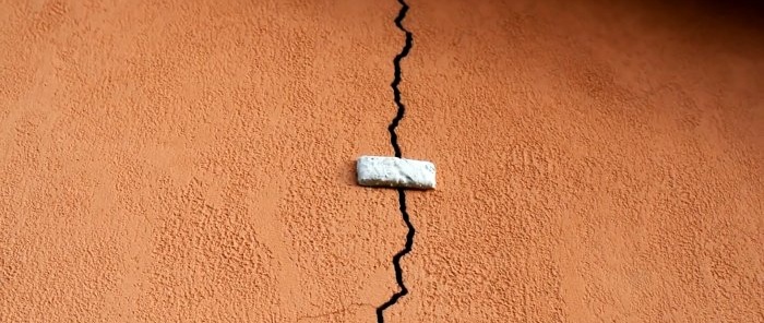 How to repair a crack in a façade once and for all