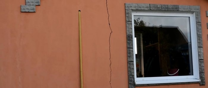 How to repair a crack in a façade once and for all