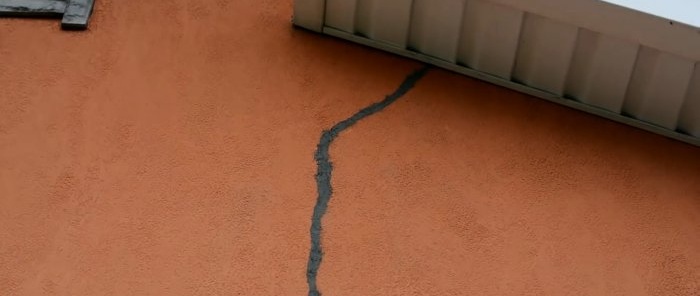 How to repair a crack in a façade once and for all