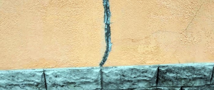 How to repair a crack in a façade once and for all