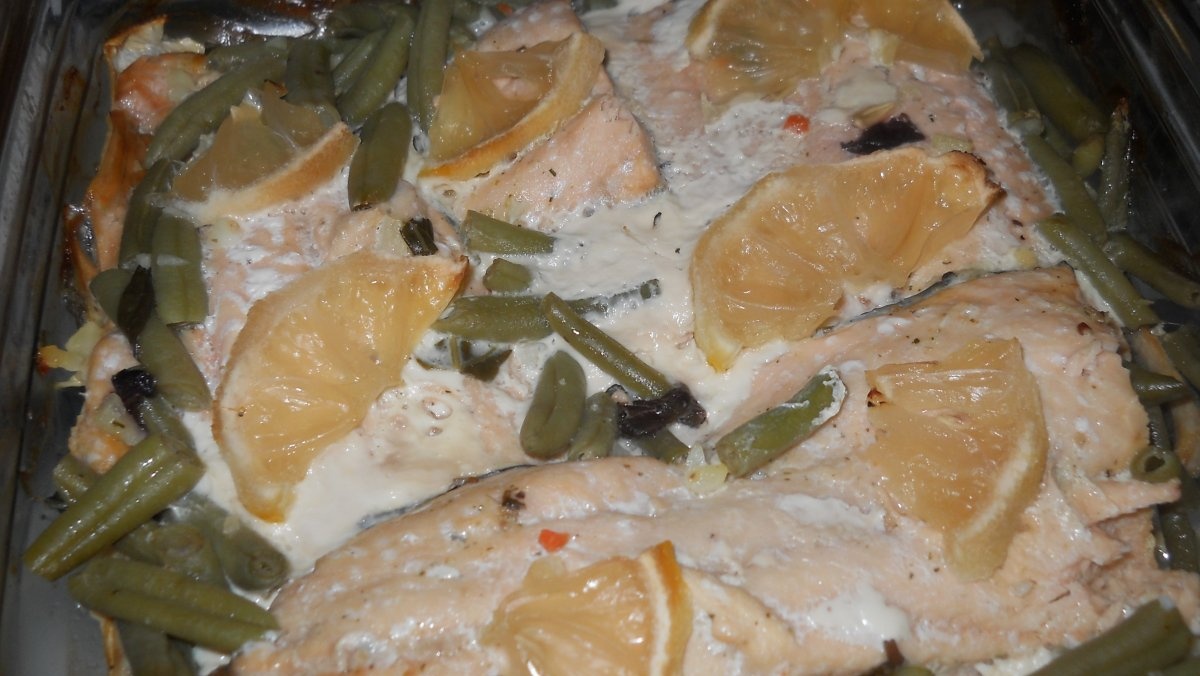 Great recipe for baked pink salmon