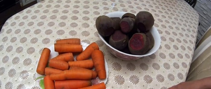 A reliable method of storing carrots and beets that has been proven over the years