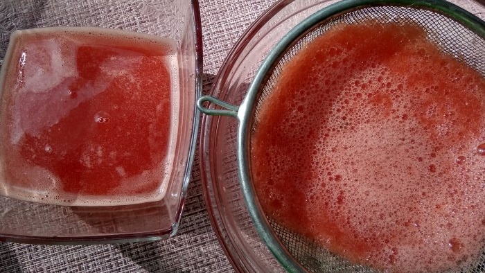 Natural watermelon marmalade