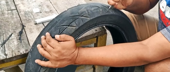 How to make eternal flip flops from an old tire