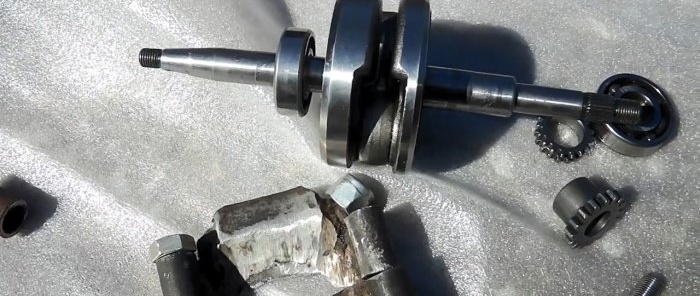 How to remove a tightly seated crankshaft bearing