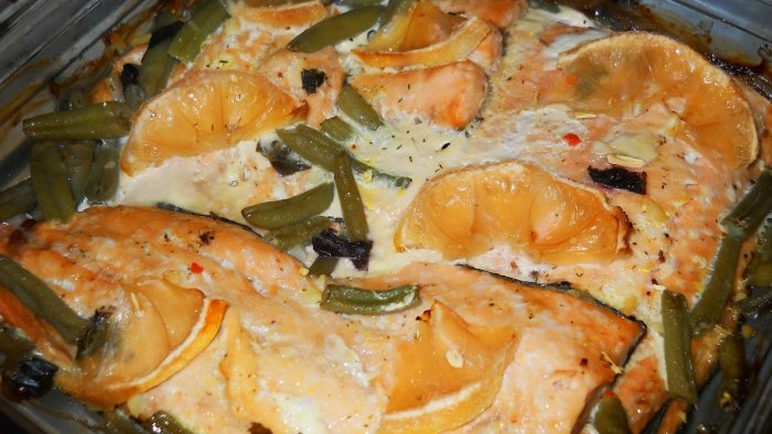 Great recipe for baked pink salmon