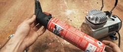 How to make a receiver for an airbrush compressor from aerosol cans