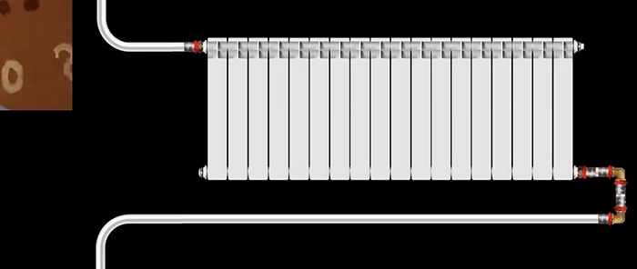 Reasons why the radiator does not heat even after de-airing