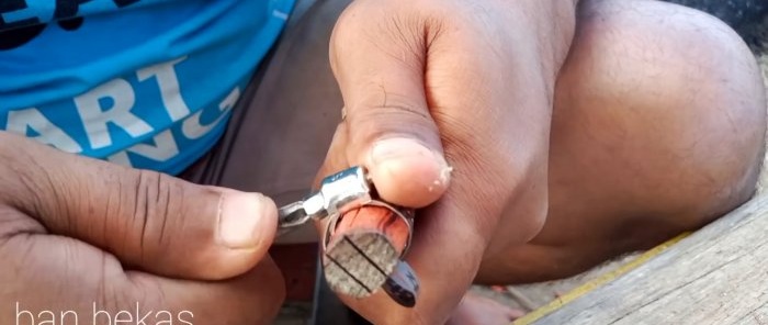 A penny tool for cutting tread on car tires