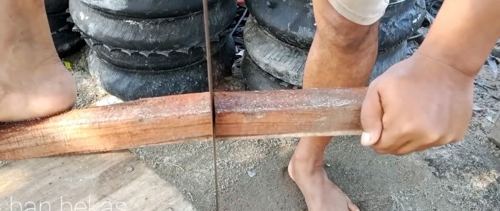 A penny tool for cutting tread on car tires