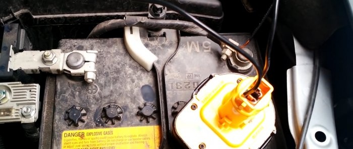 Weak car battery Take a screwdriver with you to be on the safe side