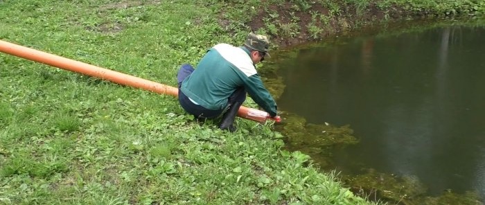 Как да изпомпвате вода от басейн за секунди без помпа