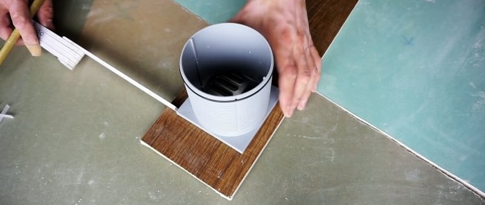 How to use a grinder to make a perfectly even square hole in a tile