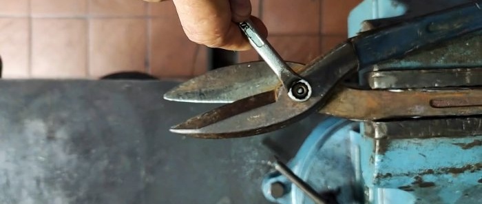 Lever metal shears from ordinary