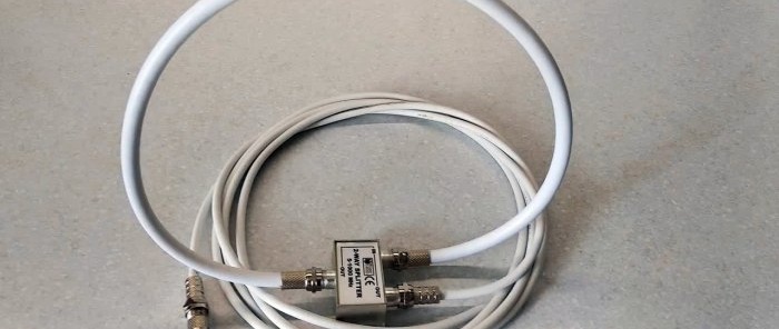 A simple antenna for digital TV with your own hands based on a splitter