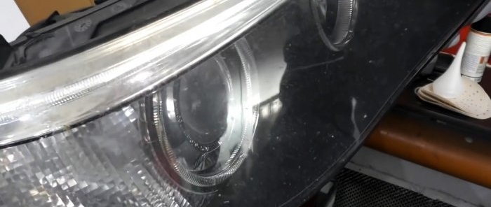 Do-it-yourself chemical polishing of headlights from A to Z