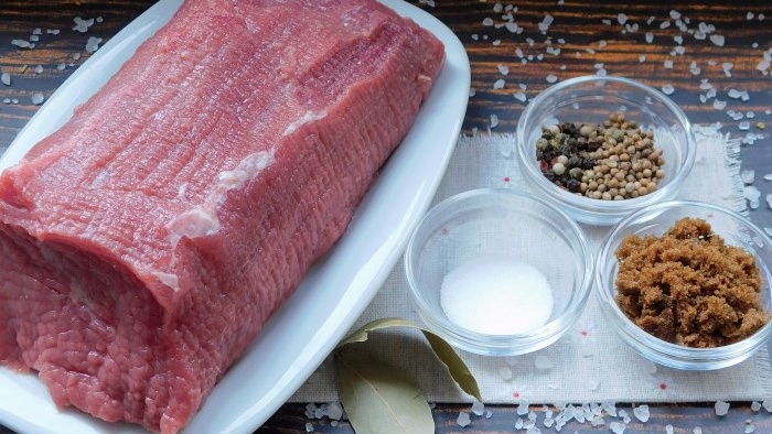 Baked beef in the oven