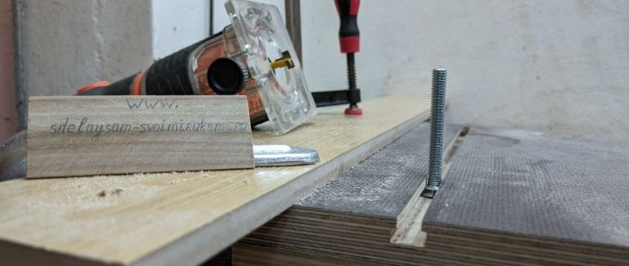 3 simple and working ways to make a T-track in plywood