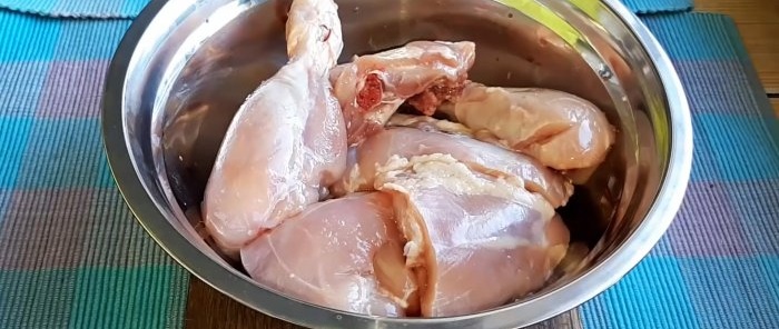 If you stew chicken, then this is the only way. Simple quick recipe Kabardian chicken